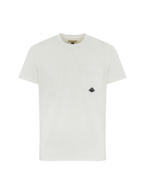 T-shirt Pocket in jersey Bianco Roy Roger's | RRU90048CA160111C0014